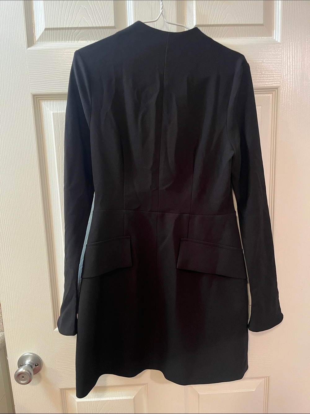 Commense Medium Black Minimalist Mock Neck Dress NWT